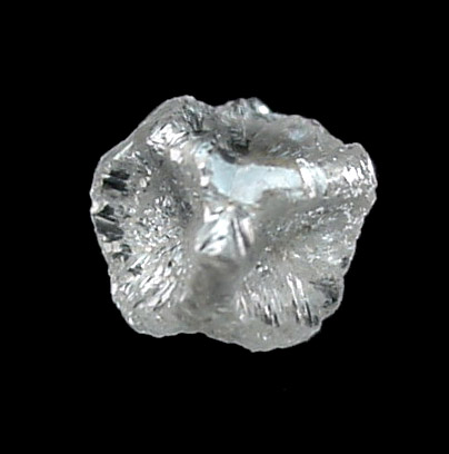 Diamond (2.31 carat skeletal crystal) from Mbuji-Mayi (Miba), 300 km east of Tshikapa, Democratic Republic of the Congo