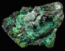 Chrysocolla and Tenorite from Bisbee, Warren District, Cochise County, Arizona