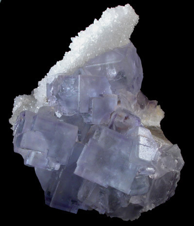 Fluorite with Quartz from Mina La Viesca, Huergo, La Collada, Siero, Asturias, Spain