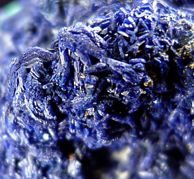 Azurite with Malachite from United Verde Mine, Jerome, Yavapai County, Arizona