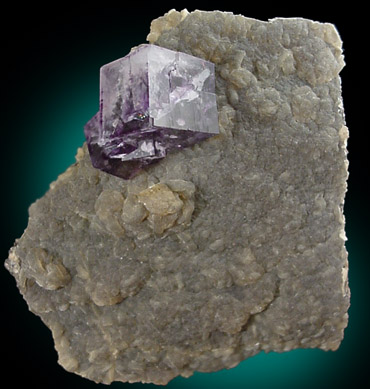 Fluorite on Muscovite from Yaogangxian Mine, Nanling Mountains, Hunan Province, China