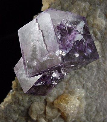 Fluorite on Muscovite from Yaogangxian Mine, Nanling Mountains, Hunan Province, China