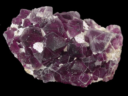 Fluorite in Quartz from Judith Lynn Claim, Grant County, New Mexico