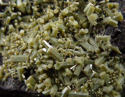 Pyromorphite from Upper Giant Mine, Mullan, Shoshone County, Idaho