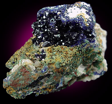 Azurite from Mineral Hill, New South Wales, Australia