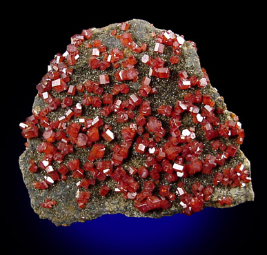 Vanadinite from Old Yuma Mine, west of Tucson, Pima County, Arizona