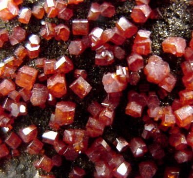 Vanadinite from Old Yuma Mine, west of Tucson, Pima County, Arizona