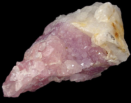 Quartz var. Rose Crystals from Lavra da Ilha, Taquaral, Jequitinhonha River, Minas Gerais, Brazil