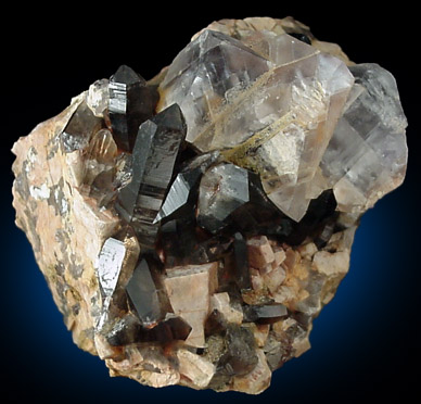 Fluorite and Smoky Quartz from Lake George, Park County, Colorado