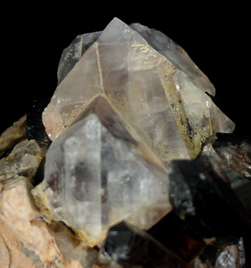Fluorite and Smoky Quartz from Lake George, Park County, Colorado