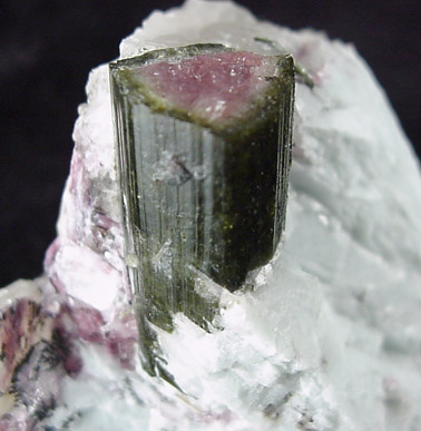 Elbaite Tourmaline var. Watermelon Tourmaline from Equador, Rio Grande do Norte, Brazil