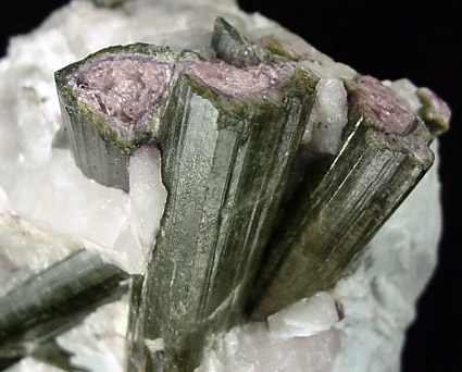 Elbaite Tourmaline var. Watermelon Tourmaline from Equador, Rio Grande do Norte, Brazil