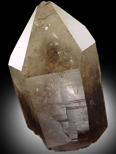 Quartz var. Eldoradoite (Smoky Quartz) from near Placerville, El Dorado County, California