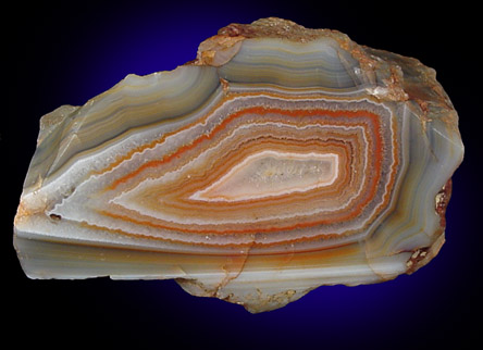 Quartz var. Agate from Rio Grande do Sul, Brazil