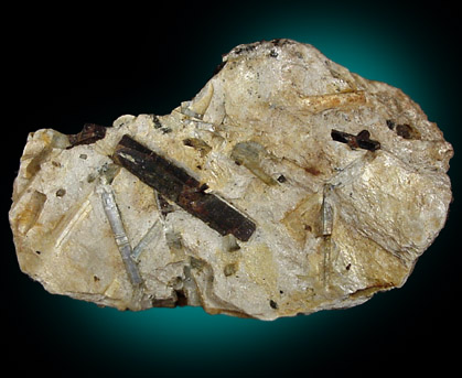 Staurolite and Kyanite from Val di Fassa, Trentino-Alto Adige, Italy