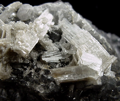 Valentinite on Galena from Prbram, Central Bohemia, Czech Republic