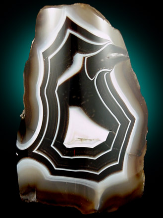 Quartz var. Agate from Rio Grande do Sul, Brazil