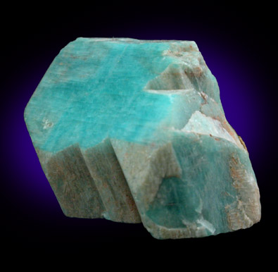 Microcline var. Amazonite from Pike's Peak, El Paso County, Colorado