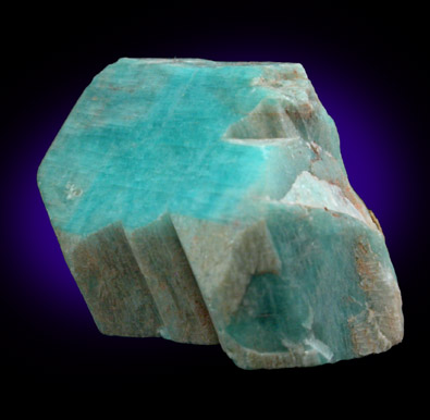 Microcline var. Amazonite from Pike's Peak Batholith, El Paso County, Colorado