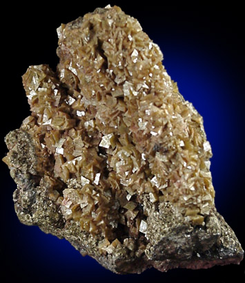 Siderite and Stilpnomelane from Sterling Mine, Antwerp, Jefferson County, New York