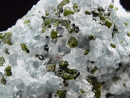 Diopside-Augite var. Coccolite from Cascade Lake, Essex County, New York