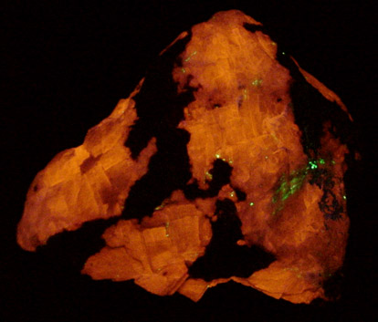 Zincite in Calcite from Franklin Mining District, Sussex County, New Jersey (Type Locality for Zincite)