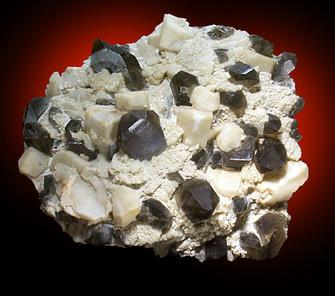 Quartz var. Smoky Quartz with Microcline from Moat Mountain, Hale's Location, Carroll County, New Hampshire