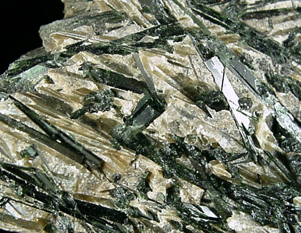 Actinolite in Quartz from Tyrol, Italy
