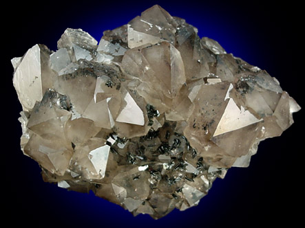 Quartz var. Smoky with Hematite from Florence-Beckermet Iron Lode, Egremont, Cumbria, England