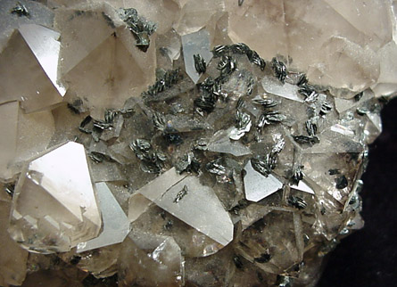 Quartz var. Smoky with Hematite from Florence-Beckermet Iron Lode, Egremont, Cumbria, England