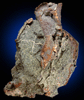 Copper in Cuprite, Hematite ore from Ray Mine, Mineral Creek District, Pinal County, Arizona