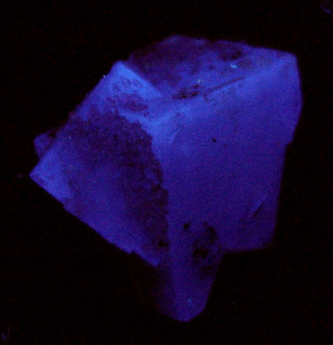 Fluorite (twinned crystals) from South Vein, Heights Mine, Weardale, County Durham, England