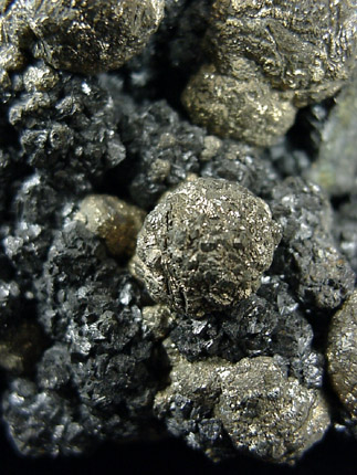 Pyrite and Sphalerite from Amax Buick Mine, Bixby, Iron County, Missouri