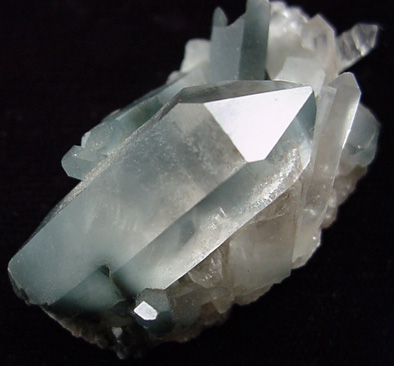 Quartz with blue inclusions from Sete Lagoas, Minas Gerais, Brazil