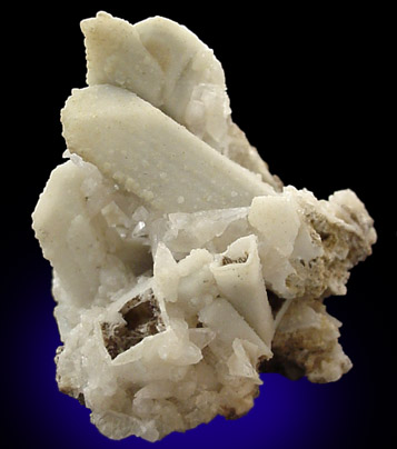 Quartz pseudomorphs after Danburite from Mina San Bartolo, Charcas, San Luis Potosi, Mexico