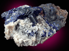 Azurite and Quartz from Tsumeb Mine, Otavi-Bergland District, Oshikoto, Namibia