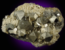 Pyrite and Quartz from Butte Mining District, Summit Valley, Silver Bow County, Montana