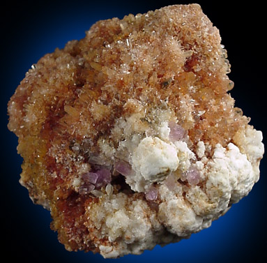 Creedite and Fluorite from Mina Navidad, 19 km northwest of Abasolo, Durango, Mexico