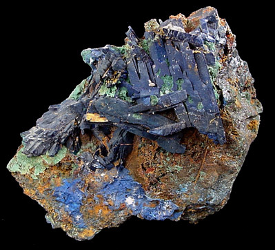 Azurite from Tsumeb Mine, Otavi-Bergland District, Oshikoto, Namibia