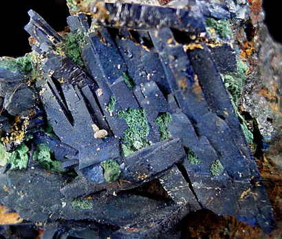 Azurite from Tsumeb Mine, Otavi-Bergland District, Oshikoto, Namibia