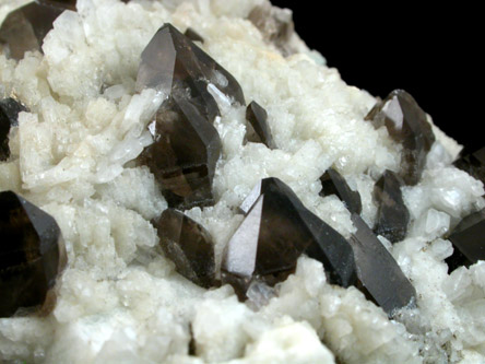 Microcline, Albite, Smoky Quartz from Middle Moat Mountain, Hales Location, Carroll County, New Hampshire