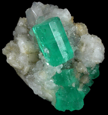 Beryl var. Emerald from Coscuez, Vasquez-Yacopi Mining District, Colombia