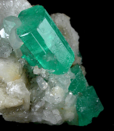 Beryl var. Emerald from Coscuez, Vasquez-Yacopi Mining District, Colombia