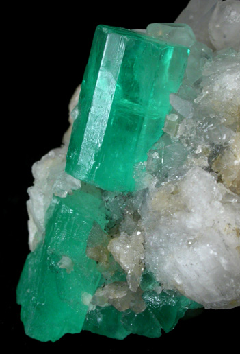 Beryl var. Emerald from Coscuez, Vasquez-Yacopi Mining District, Colombia