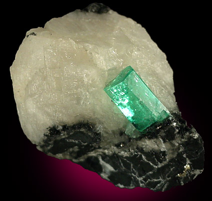 Beryl var. Emerald from Coscuez, Vasquez-Yacopi Mining District, Colombia