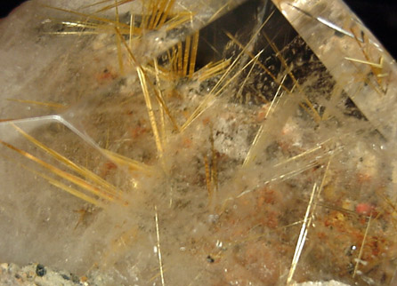 Quartz with Rutile inclusions from Belo Horizonte, Minas Gerais, Brazil