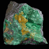 Malachite on Cuprite from Mineral Hill, New South Wales, Australia
