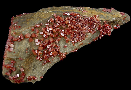 Vanadinite from Apache Mine (Vanadium Shaft), 8 km north of Globe, Gila County, Arizona