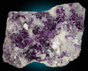 Fluorite on Quartz from Sweet Home Mine, Buckskin Gulch, Alma District, Park County, Colorado