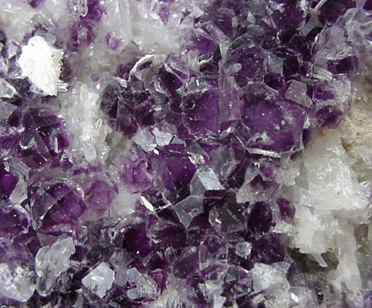 Fluorite on Quartz from Sweet Home Mine, Buckskin Gulch, Alma District, Park County, Colorado